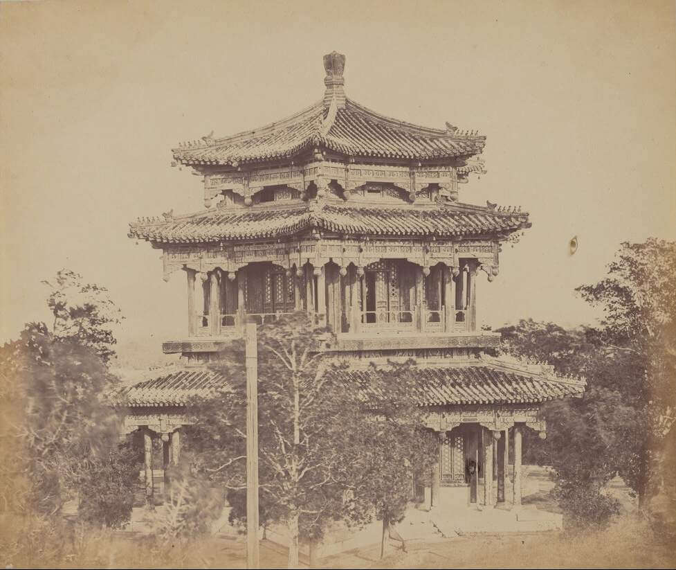 The Great Imperial Palace Yuen Min Yuen Pekin Before the Burning October 18 1860 11zon