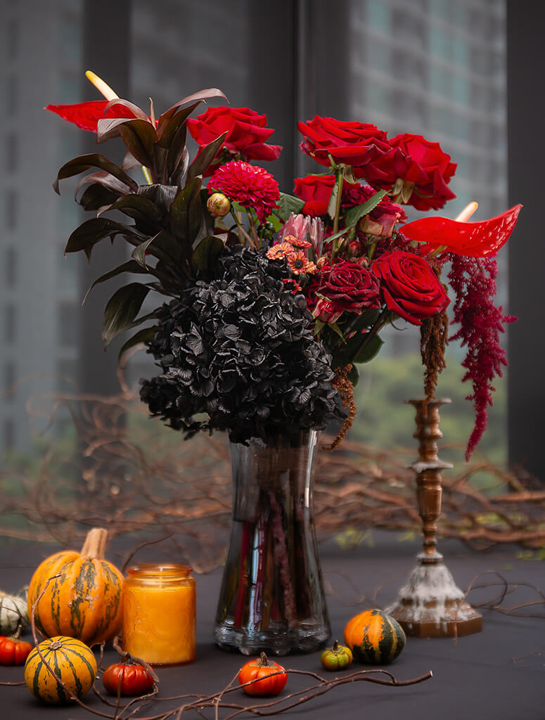 Halloween Vase Arrangement