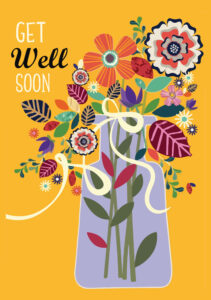 Get Well – Flower on Vase
