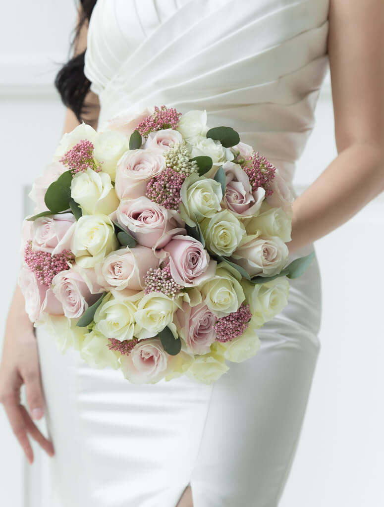 sapphire wedding bouquet