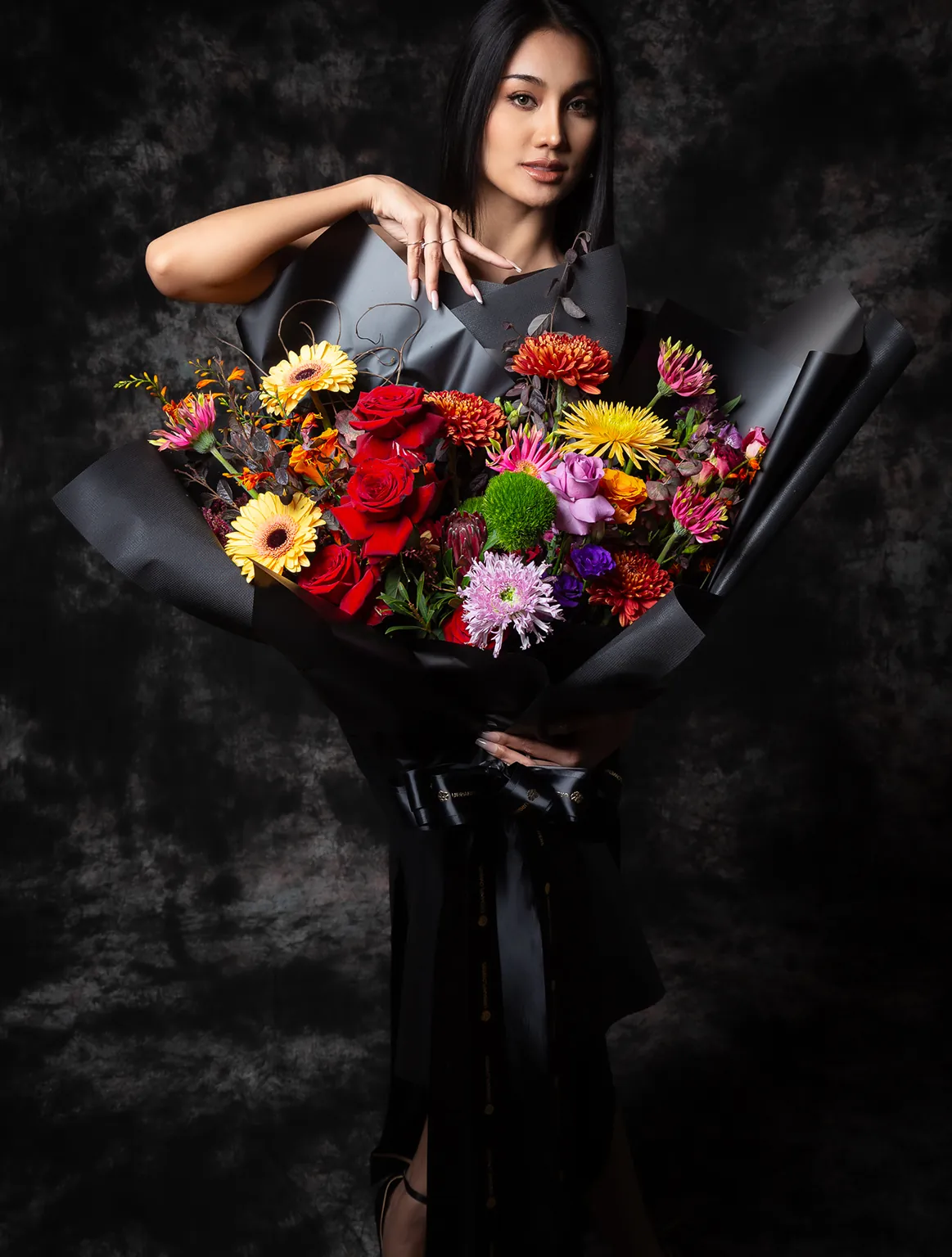 Halloween Gerbera Bouquet