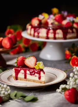 Strawberry Cheesecake Slices