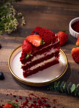 Red Velvet Cake Slices