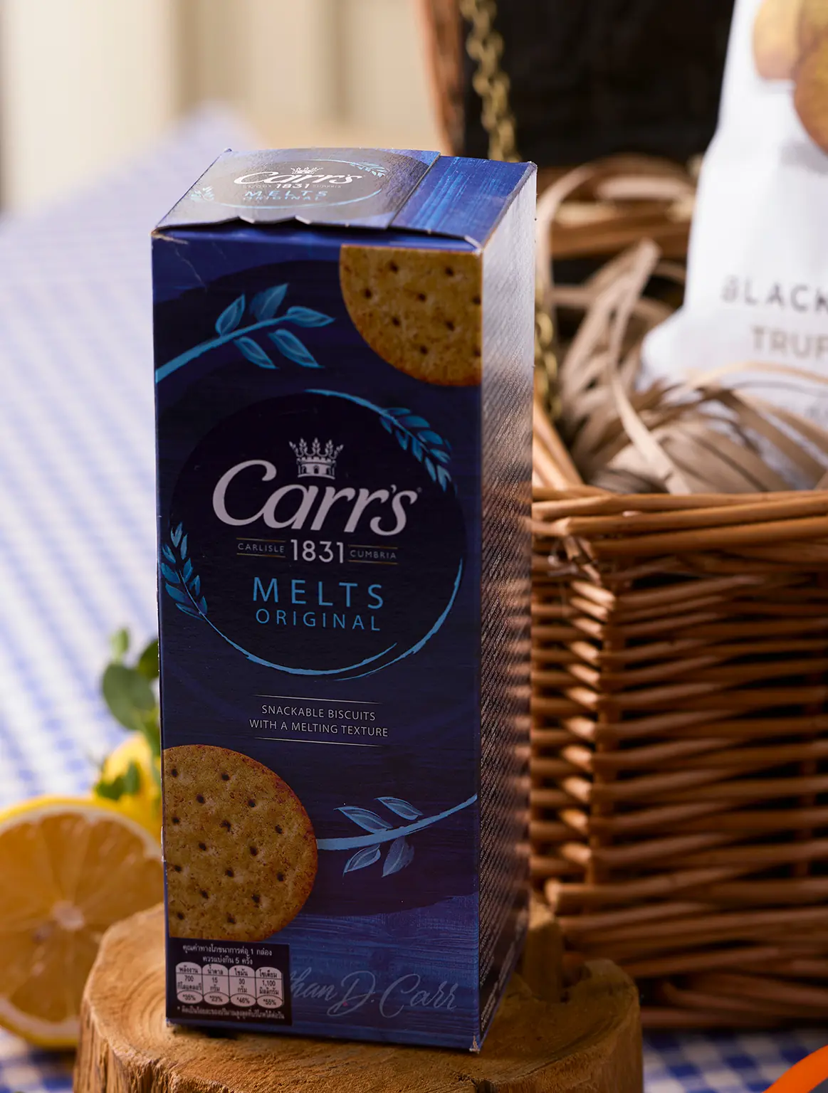 แครกเกอร์ Carr’s Melts Original บิสกิตบางกรอบเนื้อเบา เหมาะสำหรับทานคู่ชีสหรือแยม