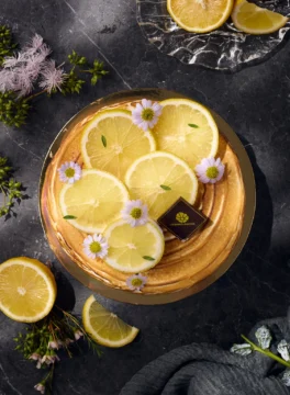 Yellow Lemon Meringue Cake