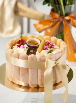 Peach and Passion Fruit Cake