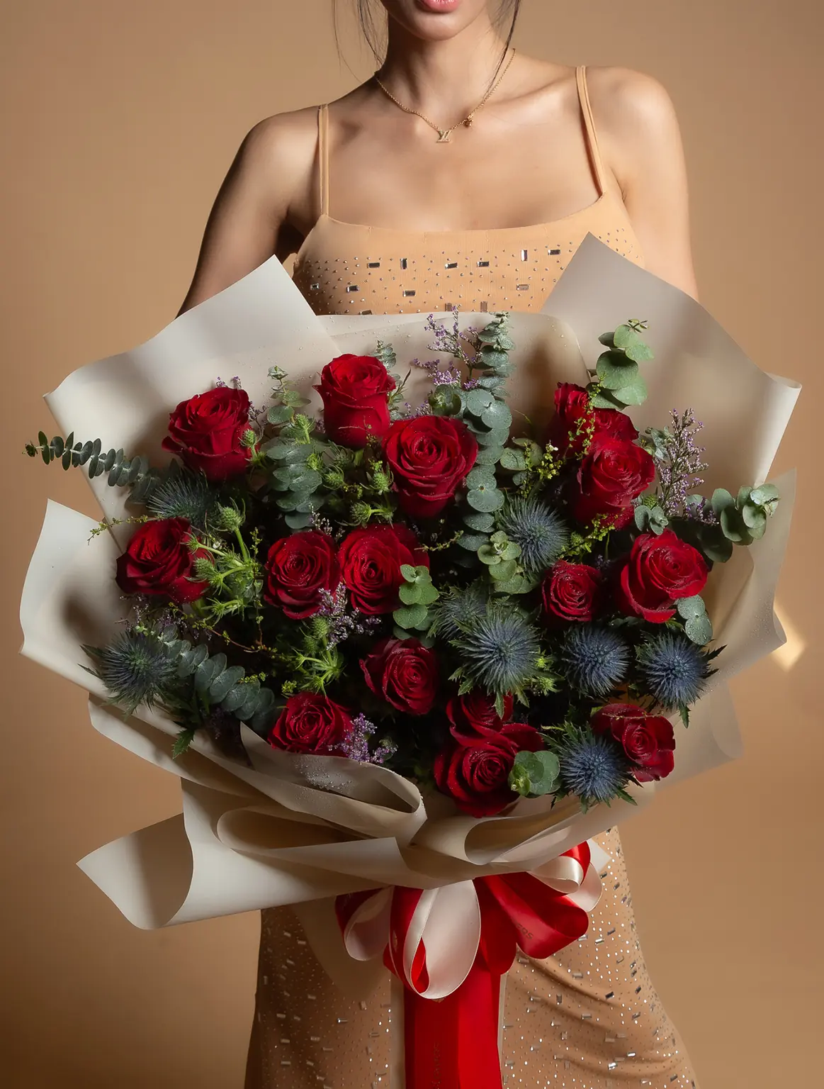 ช่อดอกไม้วันวาเลนไทน์