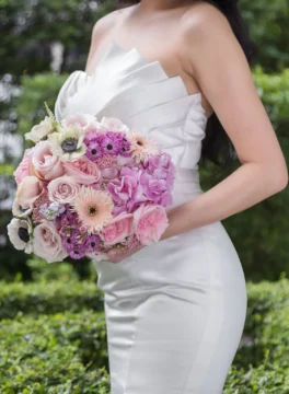 Wedding bouquet, gerbera flowers