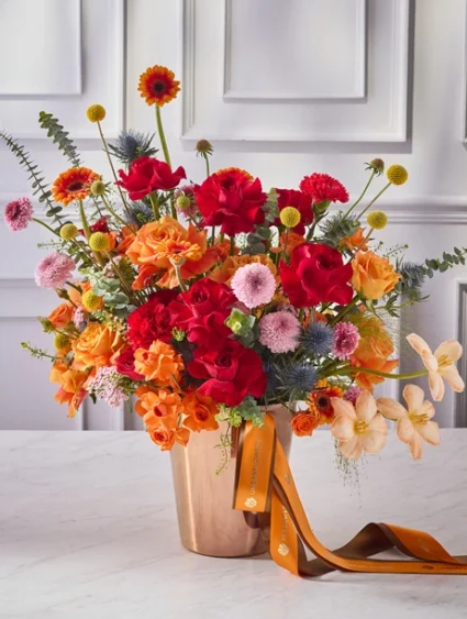 ดอกไม้ในถังแชมเปญ