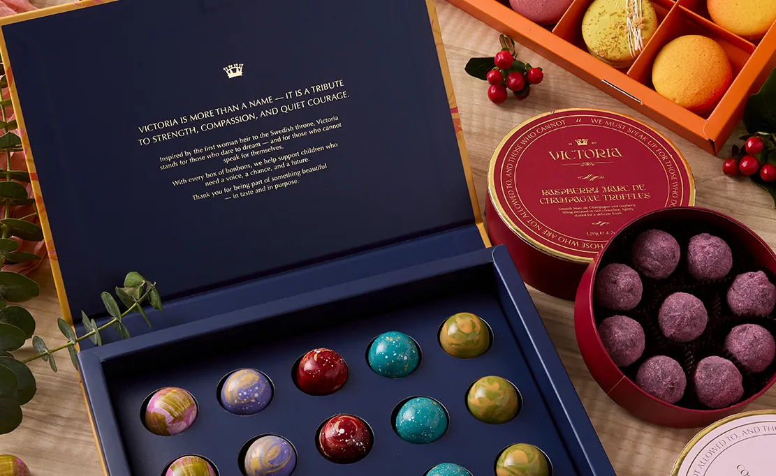 ของขวัญช็อกโกแลตและขนมหวานพรีเมียม ทำด้วยมือทุกโอกาส