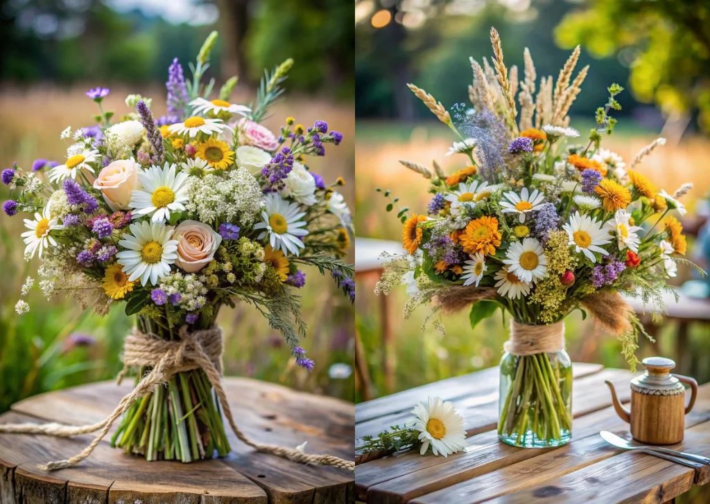 Lavender arranged in a bouquet