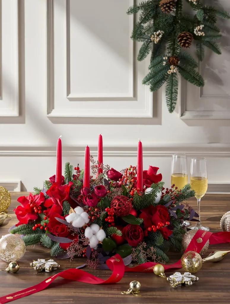 Merry Christmas Baby Flower Arrangement