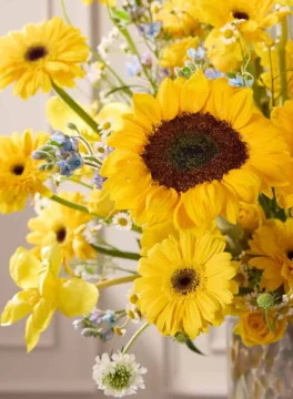 Bright Yellow Flower Bouquet