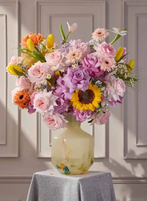 Colorful English Garden Bouquet