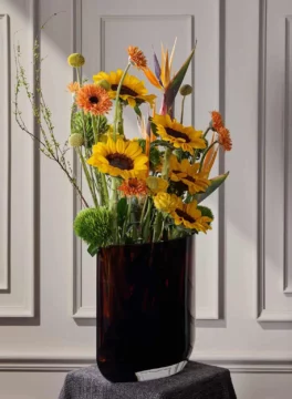 Sunflower Gerbera Bird of Paradise Bouquet